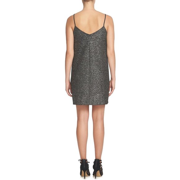 NWT Cece by Cynthia Steffe Mia Foil Knit Slipdress - Picture 2 of 4